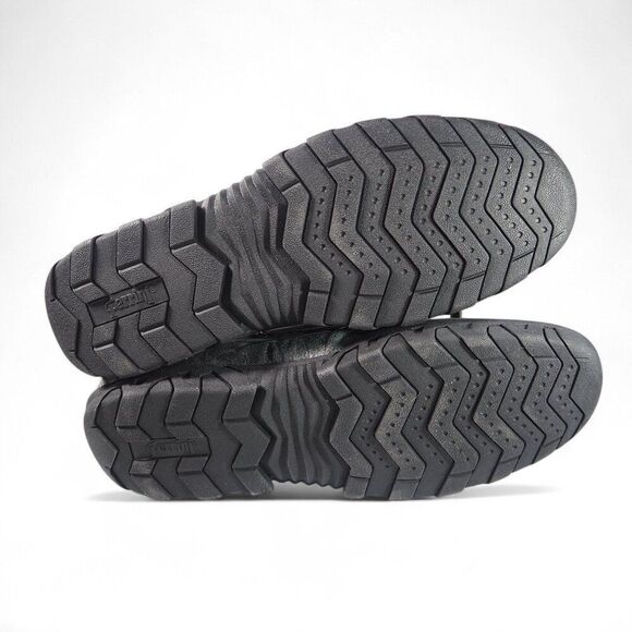 Ferrini Smoky Black Microsuede Moc Toe Leather Loafers Women's 8.5B 65322-49 - Picture 8 of 11